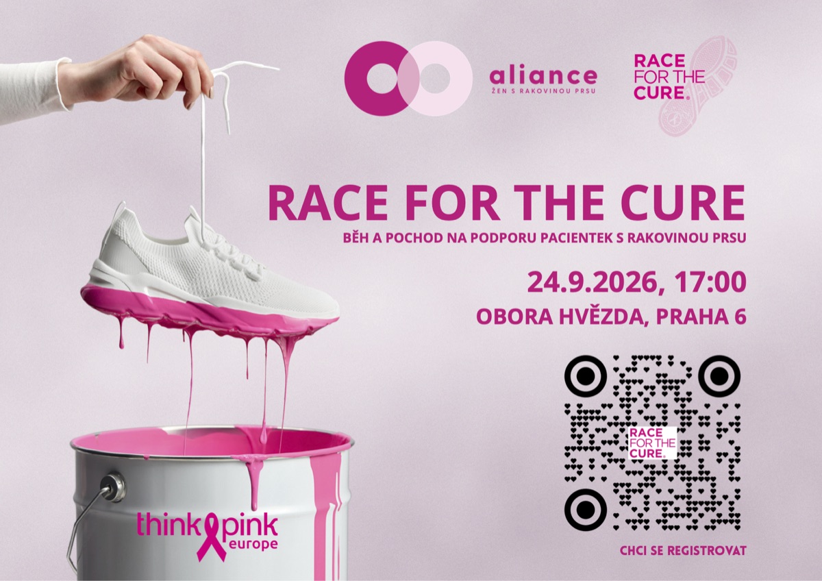 Plakát Race for the Cure 2026 – 24. 9. 2026, 17:00, Obora Hvězda, Praha 6
